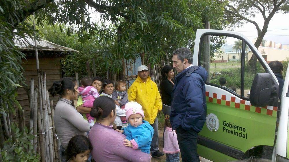 El Gobierno Provincial brinda asistencia sanitaria a los inundados