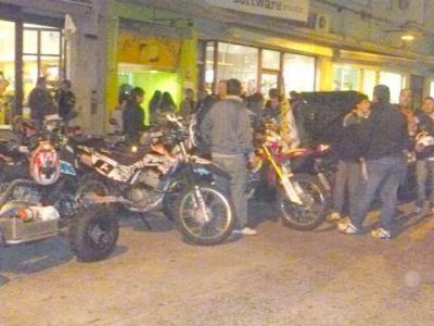 Los cuatris rugieron en el centro