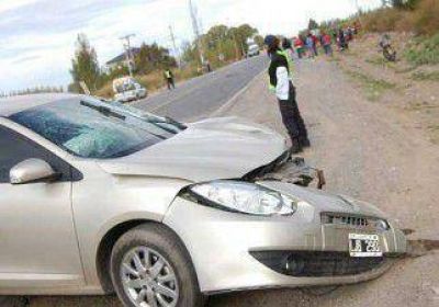 Muri� un motociclista en accidente en la Ruta 22 