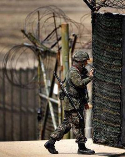 En la frontera coreana, la guerra es todav�a lejana
