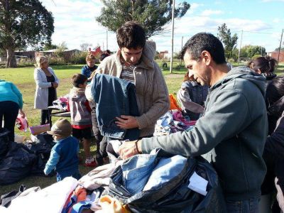 La JP N�stor Kirchner realiz� una nueva feria de ropa gratuita