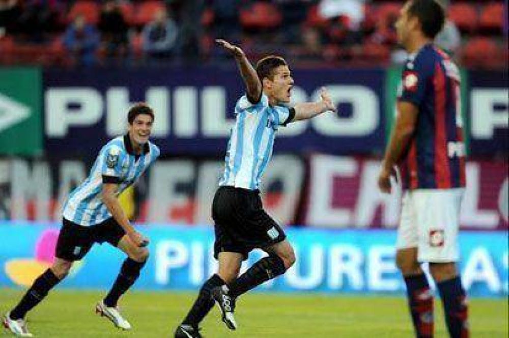 Racing le gan� a San Lorenzo y se ilusiona con meterse en la pelea