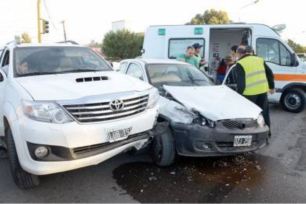 Septuagenario contuso tras violenta colisi�n en Portugal e Yrigoyen