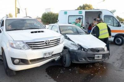 Septuagenario contuso tras violenta colisi�n en Portugal e Yrigoyen