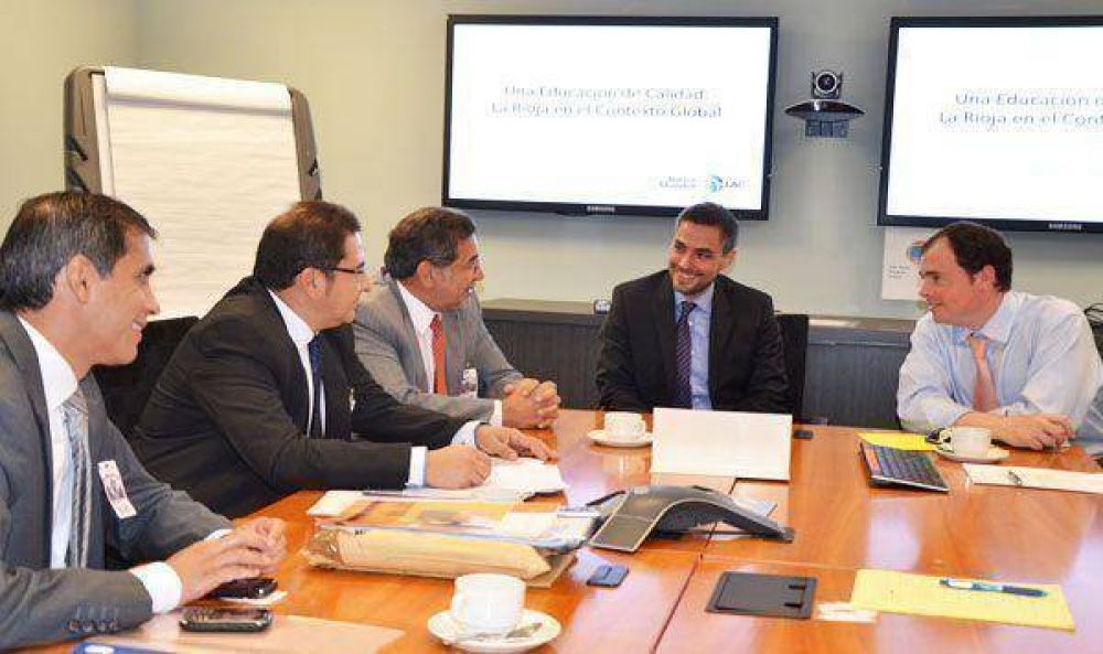 La provincia busca financiamiento en Washington para reforzar la calidad educativa