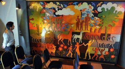 Dos murales de Luis Quesada, patrimonio cultural mendocino