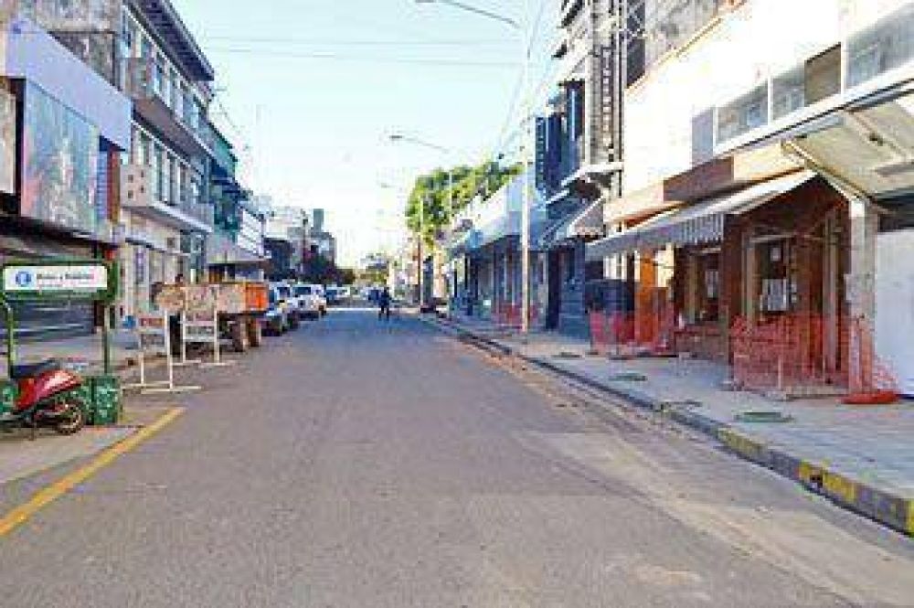 Iniciaron las obras para remodelar la tercera cuadra de San Nicol�s Norte