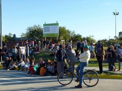 Inauguraron la primera frase del Parque Urbano Central