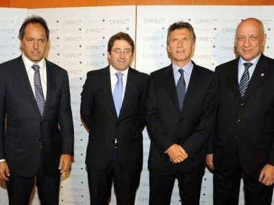 Scioli volvi� a posar junto a Macri