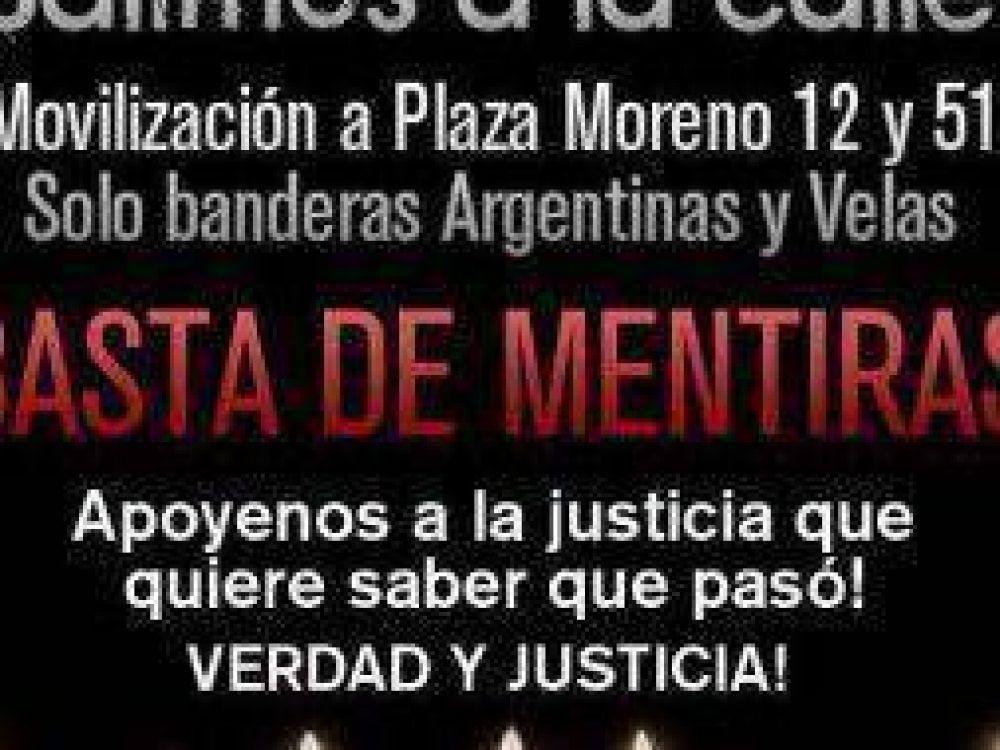 Los "indignados" de La Plata vuelven a marchar contra Bruera tras el temporal