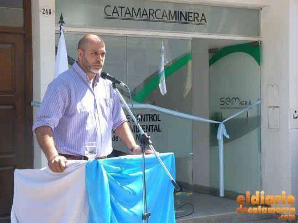 �ngel Mercado inaugur� un centro de control minero-ambiental