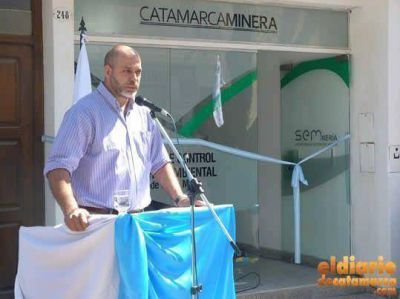 �ngel Mercado inaugur� un centro de control minero-ambiental