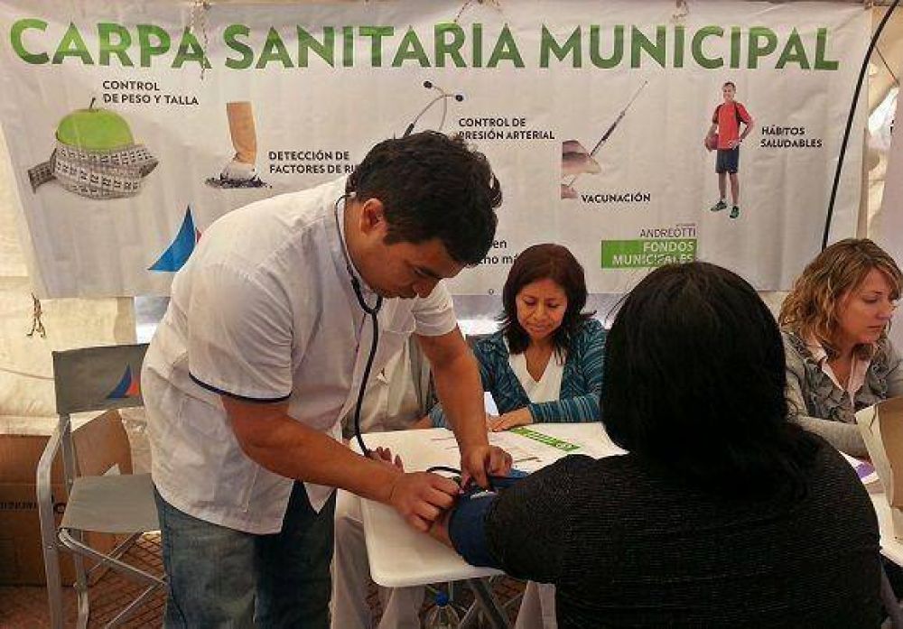 San Fernando dej� inaugurada la �Carpa Sanitaria Municipal 2013�