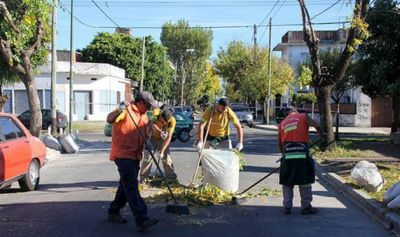 Poda y limpieza de sumideros en distintas localidades de San Isidro