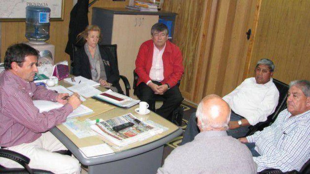 Sa�nz recibi� al presidente del Centro de Jubilados y Pensionados de Petroleros y Gas Privado de Chubut