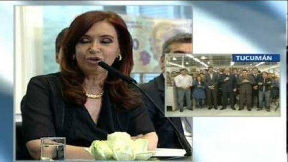 Cristina anunci� aportes por $11 millones para peque�os productores tucumanos