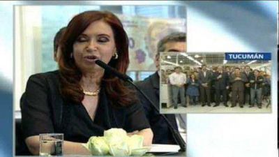 Cristina anunci� aportes por $11 millones para peque�os productores tucumanos