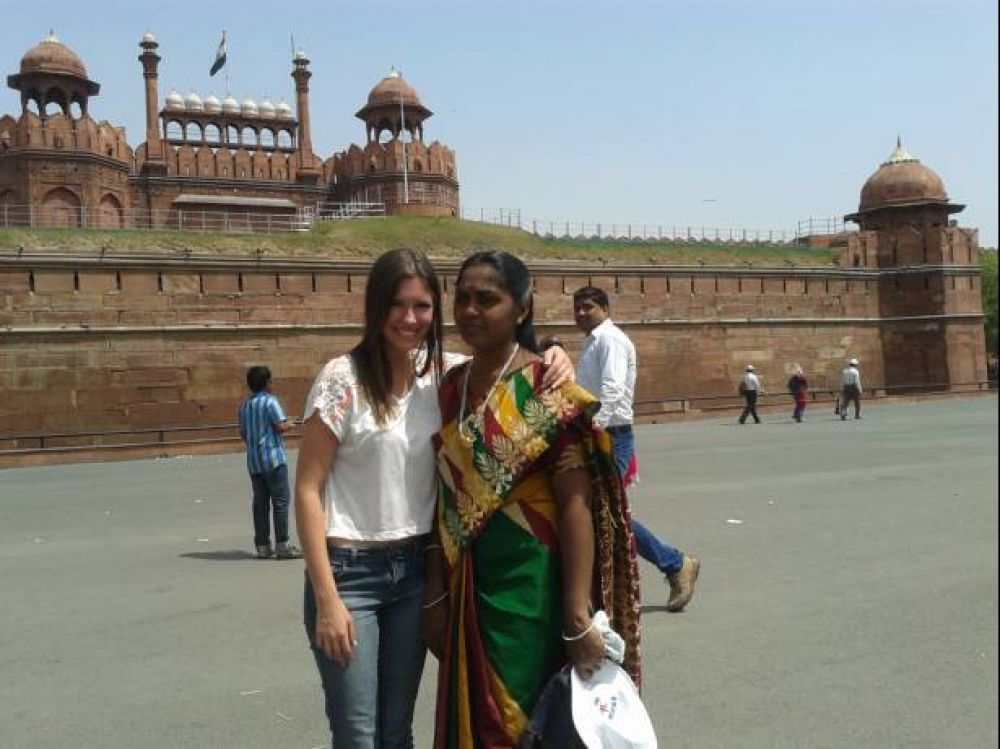 Las fotos de la reina Candela en el ex�tico mundo de las calles de Delhi