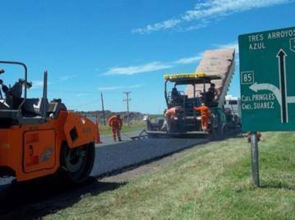 Culmin� la reparaci�n de un tramo de la Ruta Nacional 3