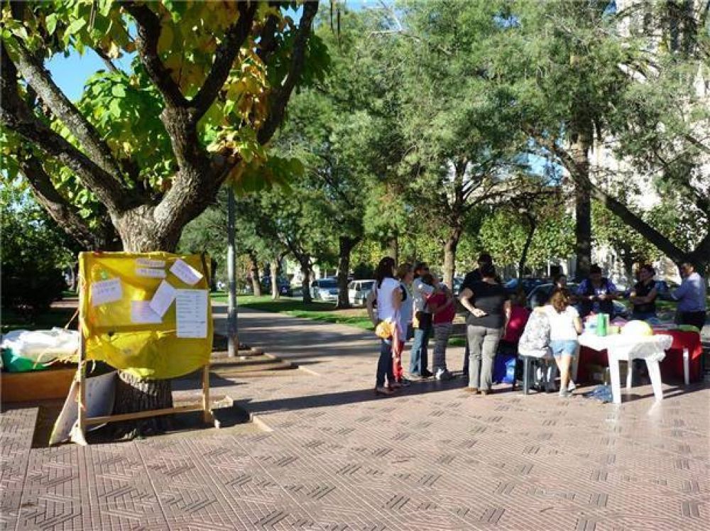 Escuelas rurales realizaron una feria del plato en la plaza