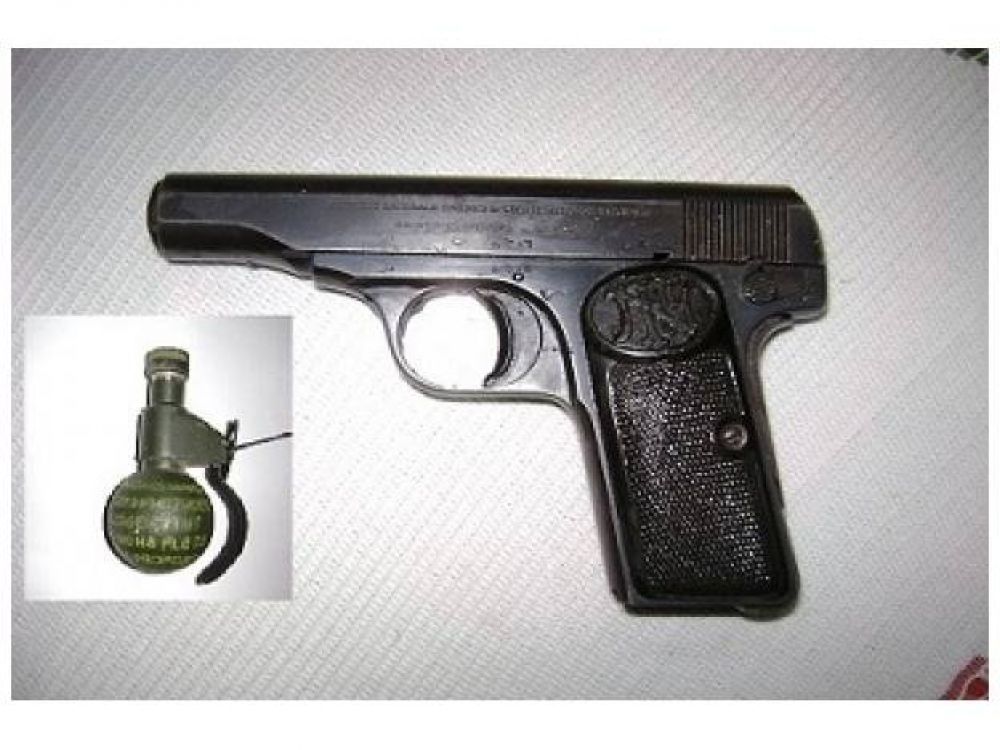 Secuestraron una granada de mano militar utilizada en el conflicto b�lico de Malvinas