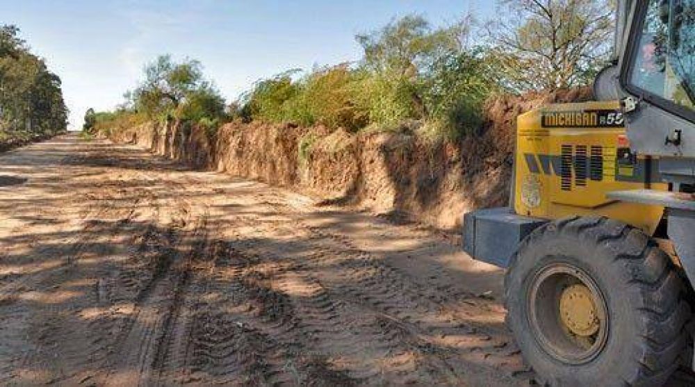 Finalizaron las obras de canalizaci�n pluvial en Laboulaye