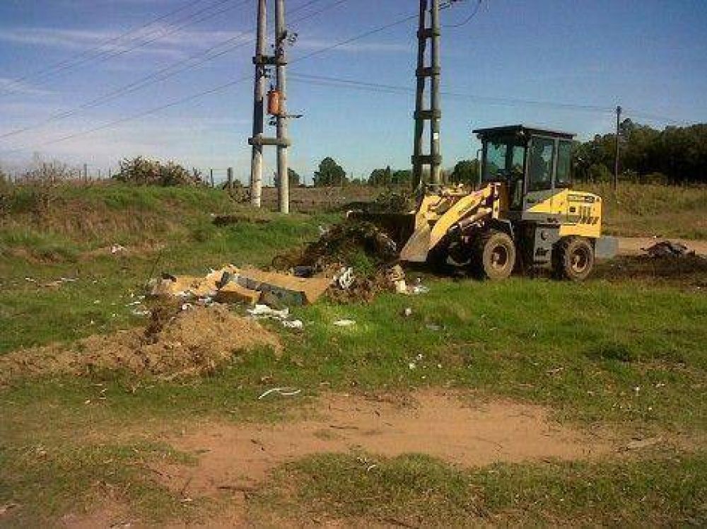 Se est�n limpiando los terrenos en cercan�as al Relleno Sanitario