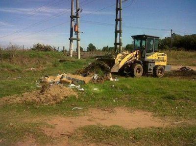 Se est�n limpiando los terrenos en cercan�as al Relleno Sanitario