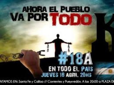 Jun�n est� entre las ciudades del pa�s donde se convoca la marcha Anti K de esta noche