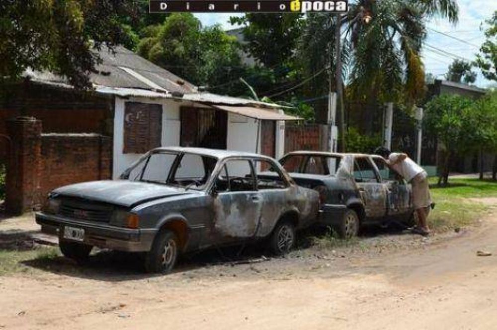 Incendio intencional de otro auto: �llegaron los �quemacoches�?