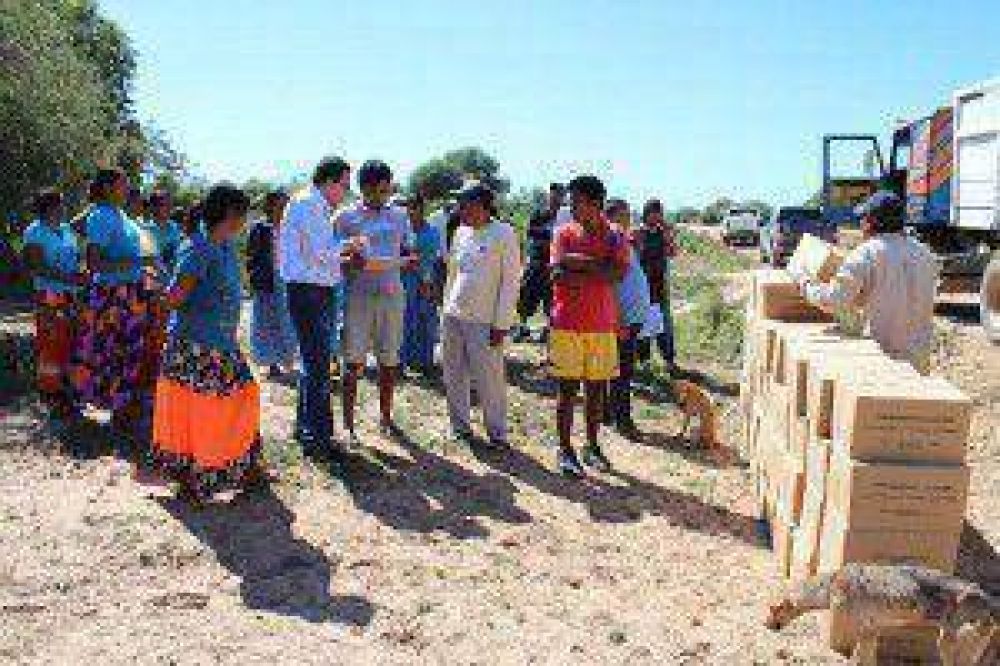 Villalba presidio gira por el extremo oeste donde se distribuyo un millar y medio de m�dulos alimentarios
