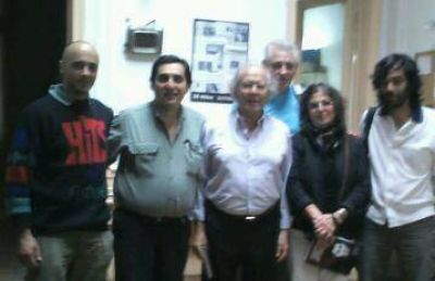 La Comisi�n de Memoria, Verdad y Justicia de Lan�s fue recibida por P�rez Esquivel