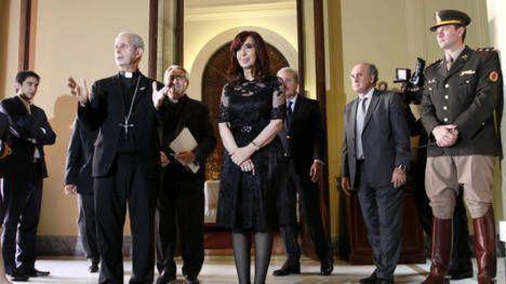 Cristina recibi� al sucesor de Bergoglio en Buenos Aires
