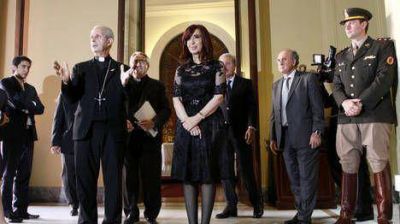 Cristina recibi� al sucesor de Bergoglio en Buenos Aires