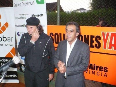 EL INTENDENTE SANDRO GUZM�N  RECIBI� A GUILLERMO VILAS EN ESCOBAR