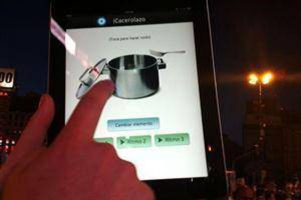 Cacerolazo virtual: las aplicaciones para smartphones y tabletas para protestar en el 18A