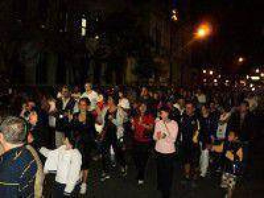Por el llamado 18A en Saladillo se manifestaron unas 400 personas