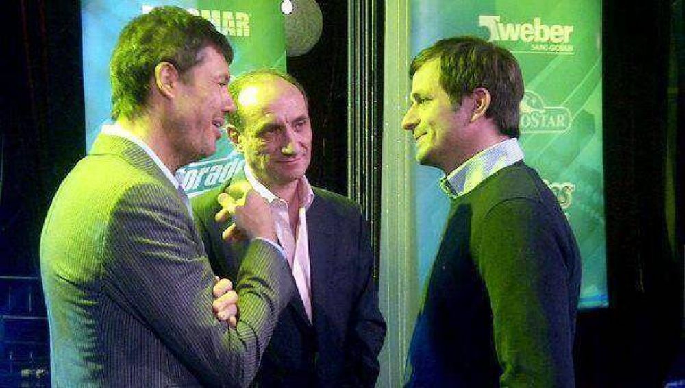 Tinelli fren� el comunicado tras reunirse con el intendente Bucca