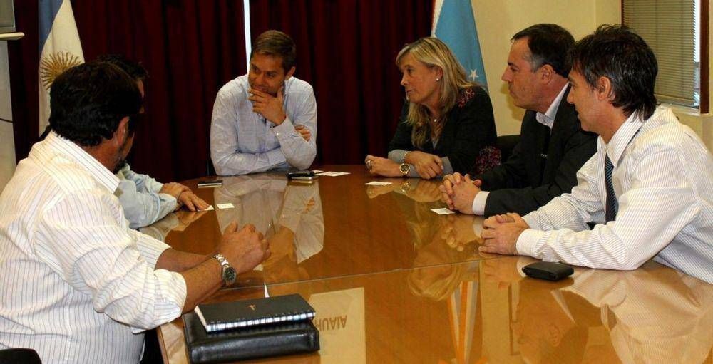 El Intendente se reuni� con representantes del Banco Hipotecario