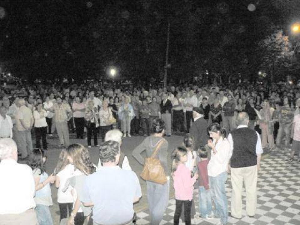 El 18 A se hizo sentir fuerte tambien en Bragado