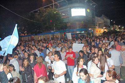 Fuerte protesta contra el Gobierno nacional
