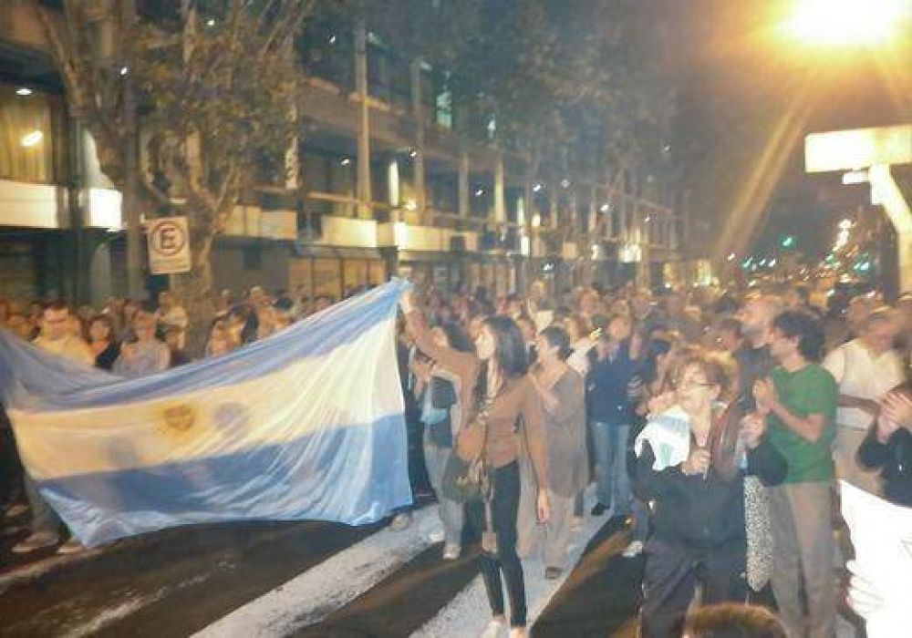 La marcha del 18A tambi�n tuvo su cap�tulo en San Mart�n