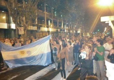 La marcha del 18A tambi�n tuvo su cap�tulo en San Mart�n