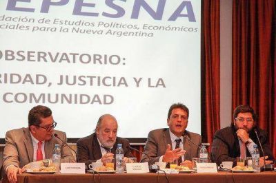 Sergio Massa disert� acerca de Seguridad, Justicia y la Comunidad