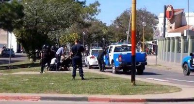 Tiros en la cancha de Col�n