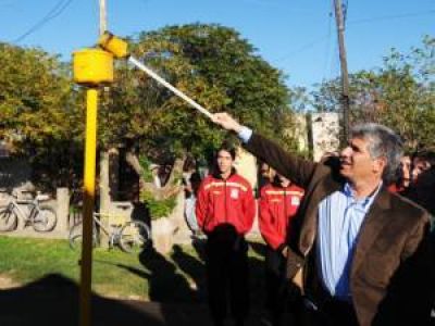 Inauguraron obras de gas y pavimento en San Francisco