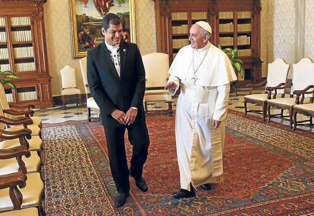 Francisco y Correa tuvieron una audiencia privada en el Vaticano