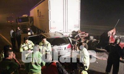 Un muerto por choque en cadena en Panamericana