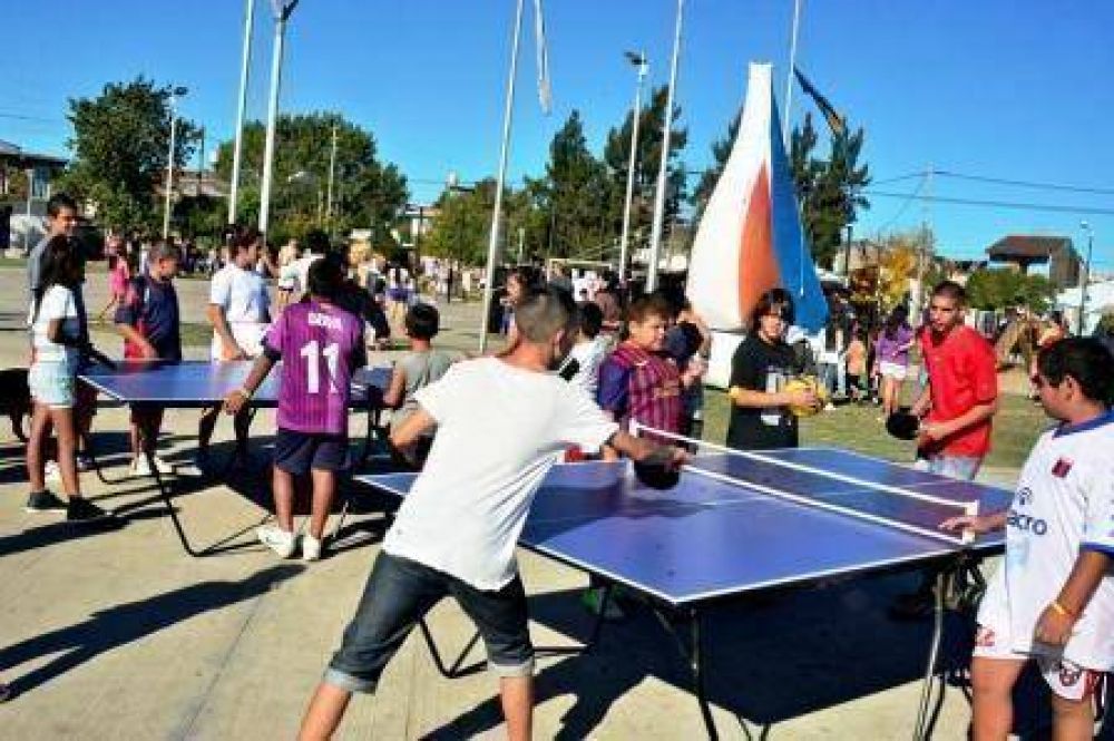 Primera jornada de �Sent� tu barrio� en la Plaza Malvinas Argentinas de San Fernando