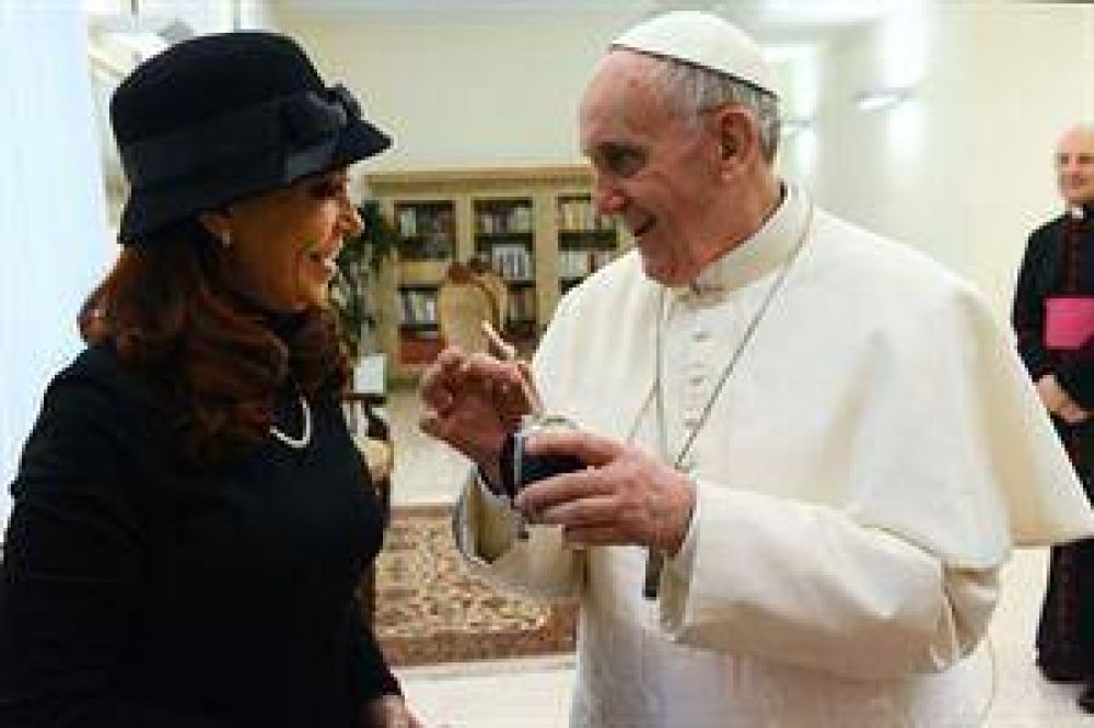 El Papa pidi� a la Presidenta afianzar "la concordia y el di�logo"